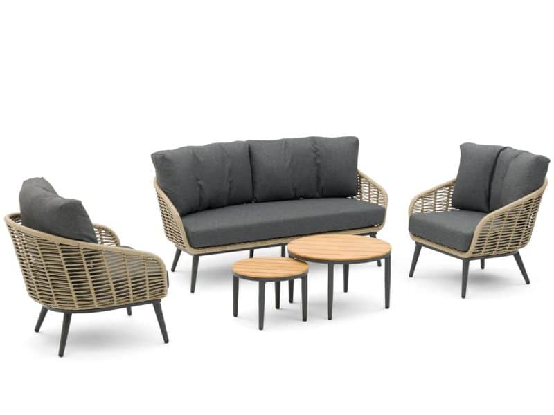 Coco Vinci/Toscane stoel-bank loungeset 5-delig