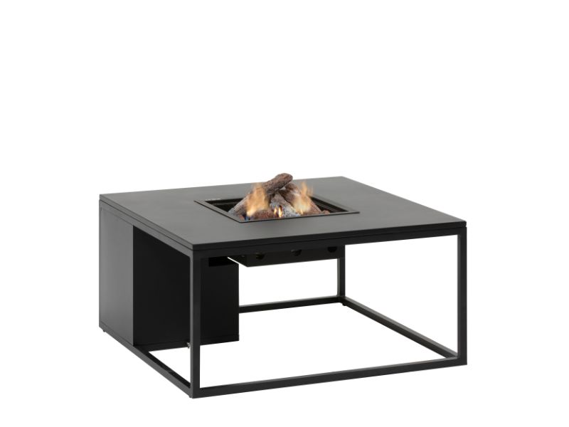 Cosiloft 100 zwart/zwart 100x100x47 cm - Numansdorp Showmodel- - Aluminium- Cosi Fires