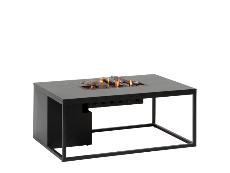 Cosiloft 120 zwart/zwart 120x80x47 cm- - Aluminium- Cosi Fires