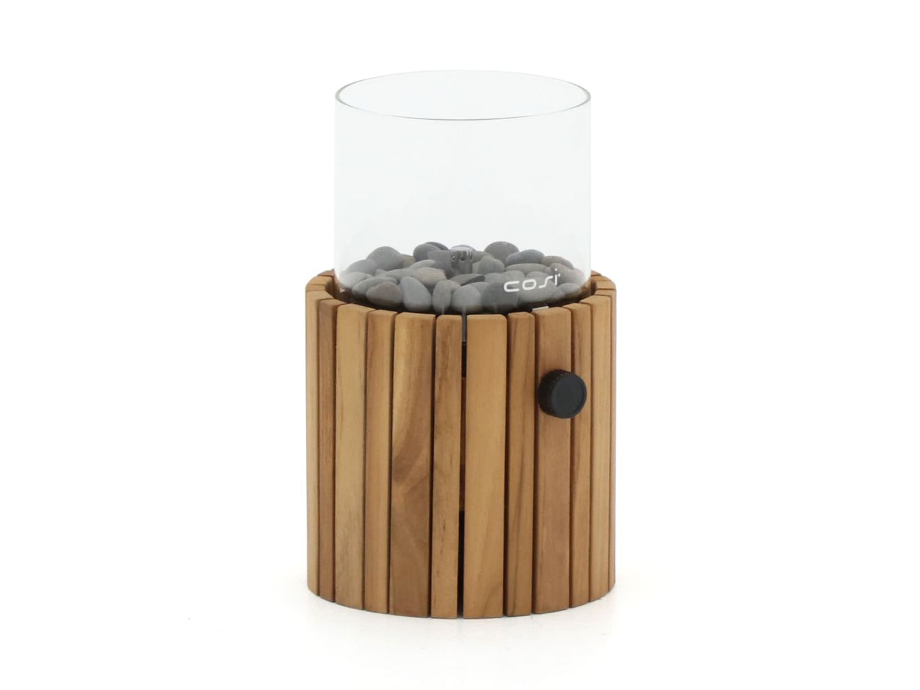 cosiscoop timber round gaslantaarn ø 18cm (h:30cm) laagste prijsgarantie!