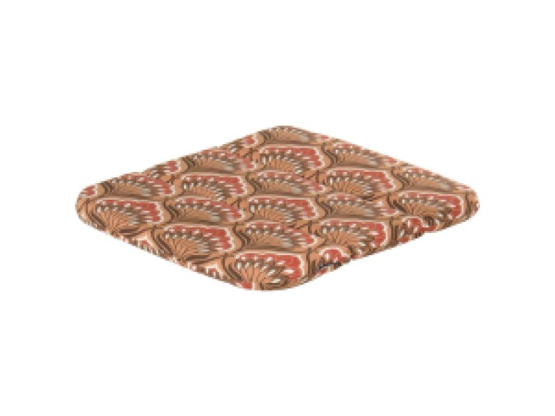 Delphine zitkussen 40x40cm Ebba amber