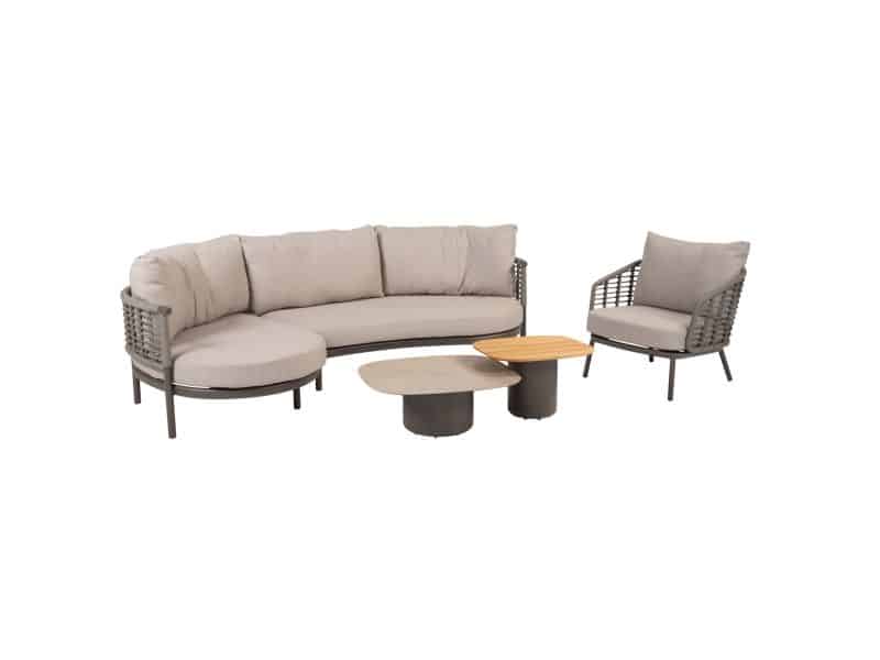 Demi Puglia chaise longue loungeset 5 delig terre Taste 4SO