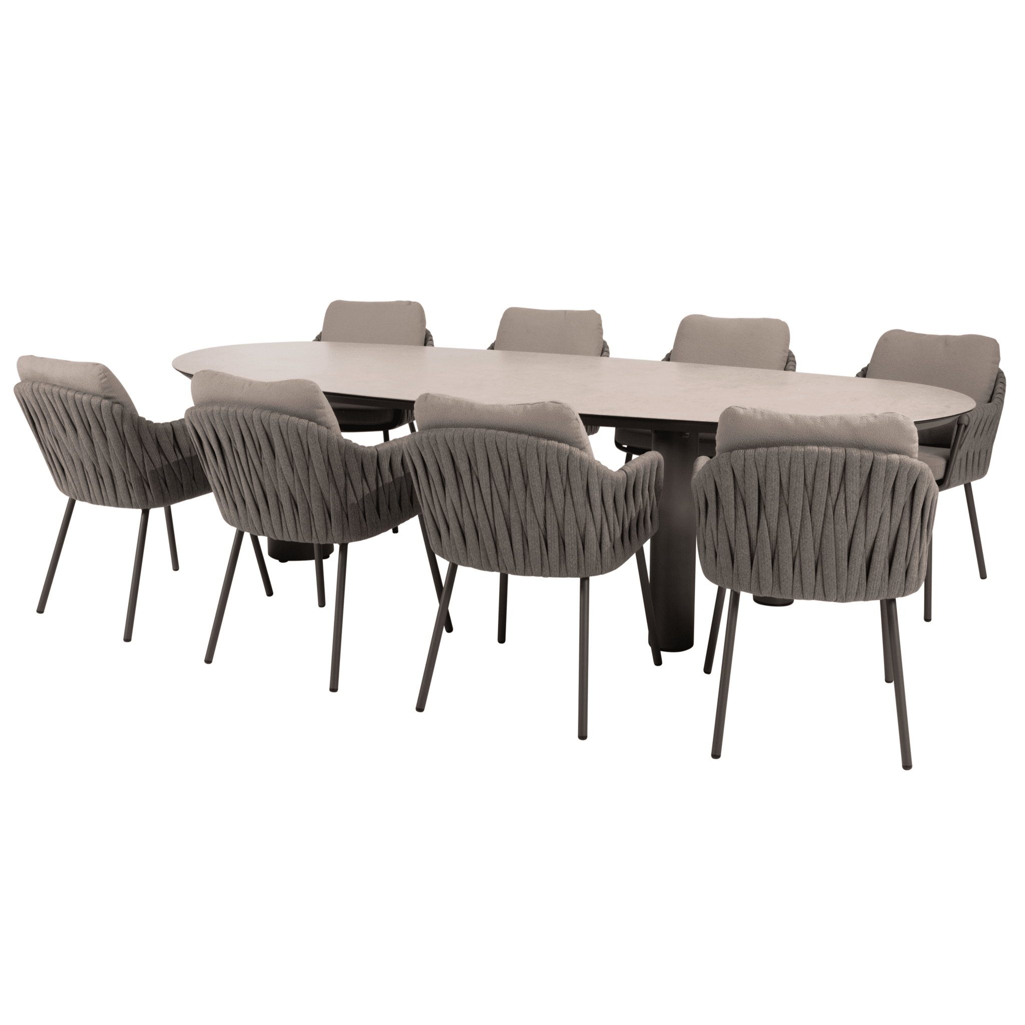 denia cannes dining tuinset 290x110xh75 cm 9 delig keramiek terre taste 4so