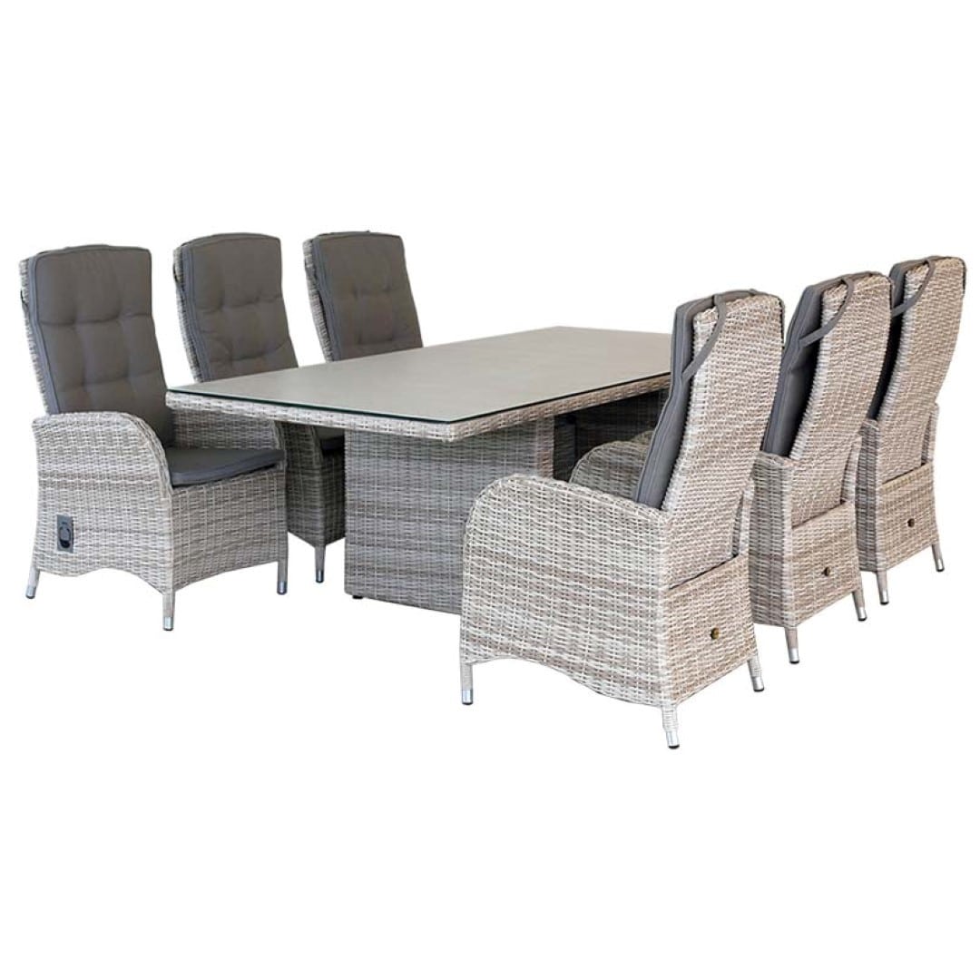 diningset santa maria honeydew beige oosterik home oosterik home