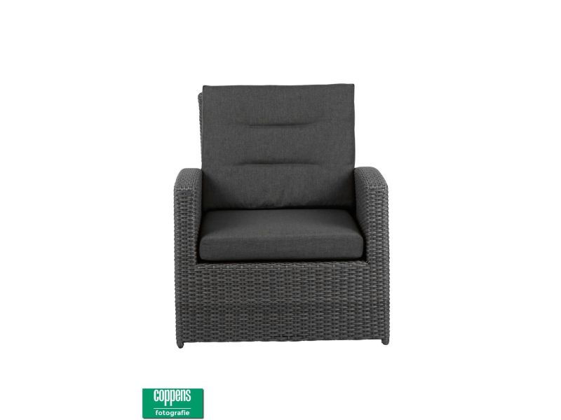 Dubai lounge stoel Antraciet Exclusief