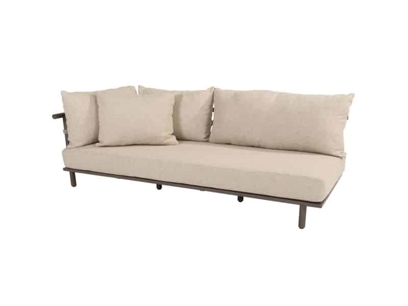 Ezra 3-zitsbank rechterarm terre 4 Seasons Outdoor