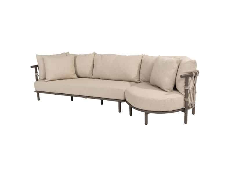 Ezra chaise lounge bank groot 2 delig terre 4 Seasons Outdoor