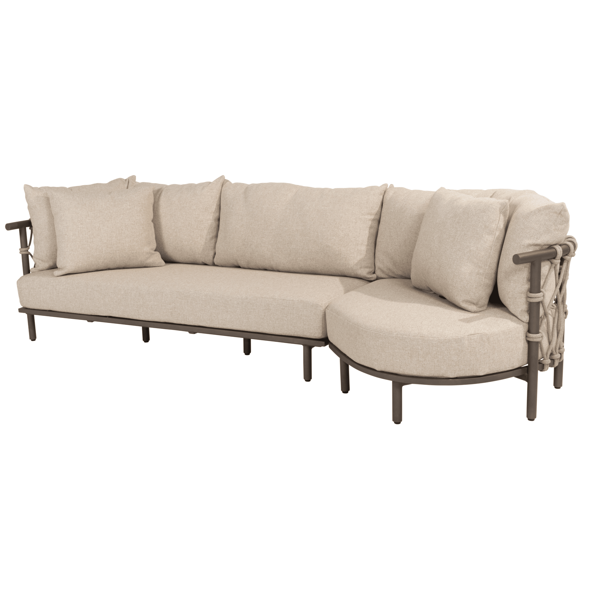 ezra chaise lounge bank groot 2 delig terre 4 seasons outdoor