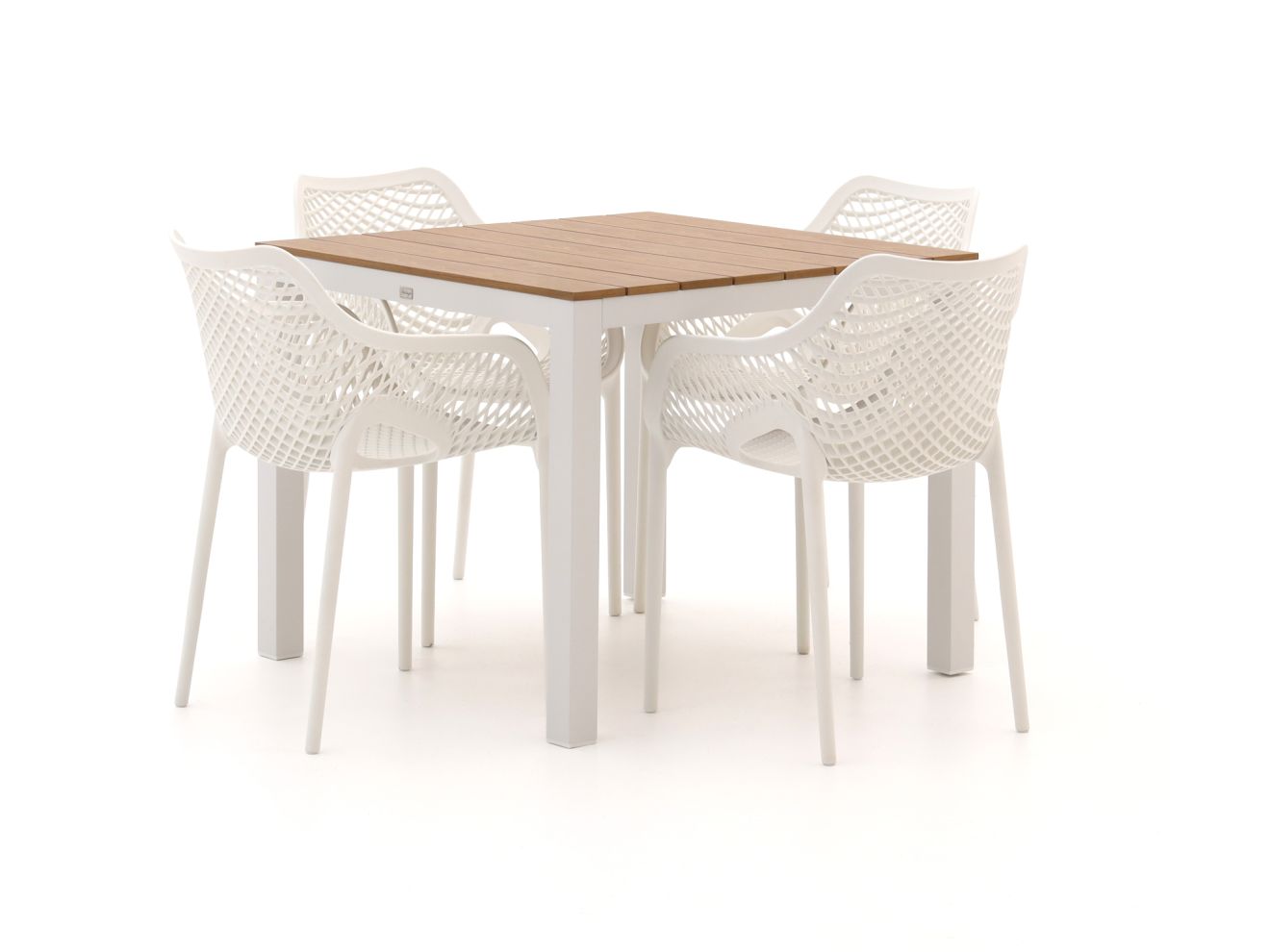 forza ripi/fidenza 90cm dining tuinset 5 delig stapelbaar laagste prijsgarantie!