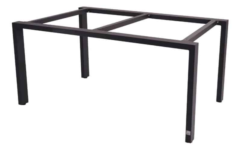 goa tafelframe antracite met tafelblad teak 160 x 95 cm 4so 4so
