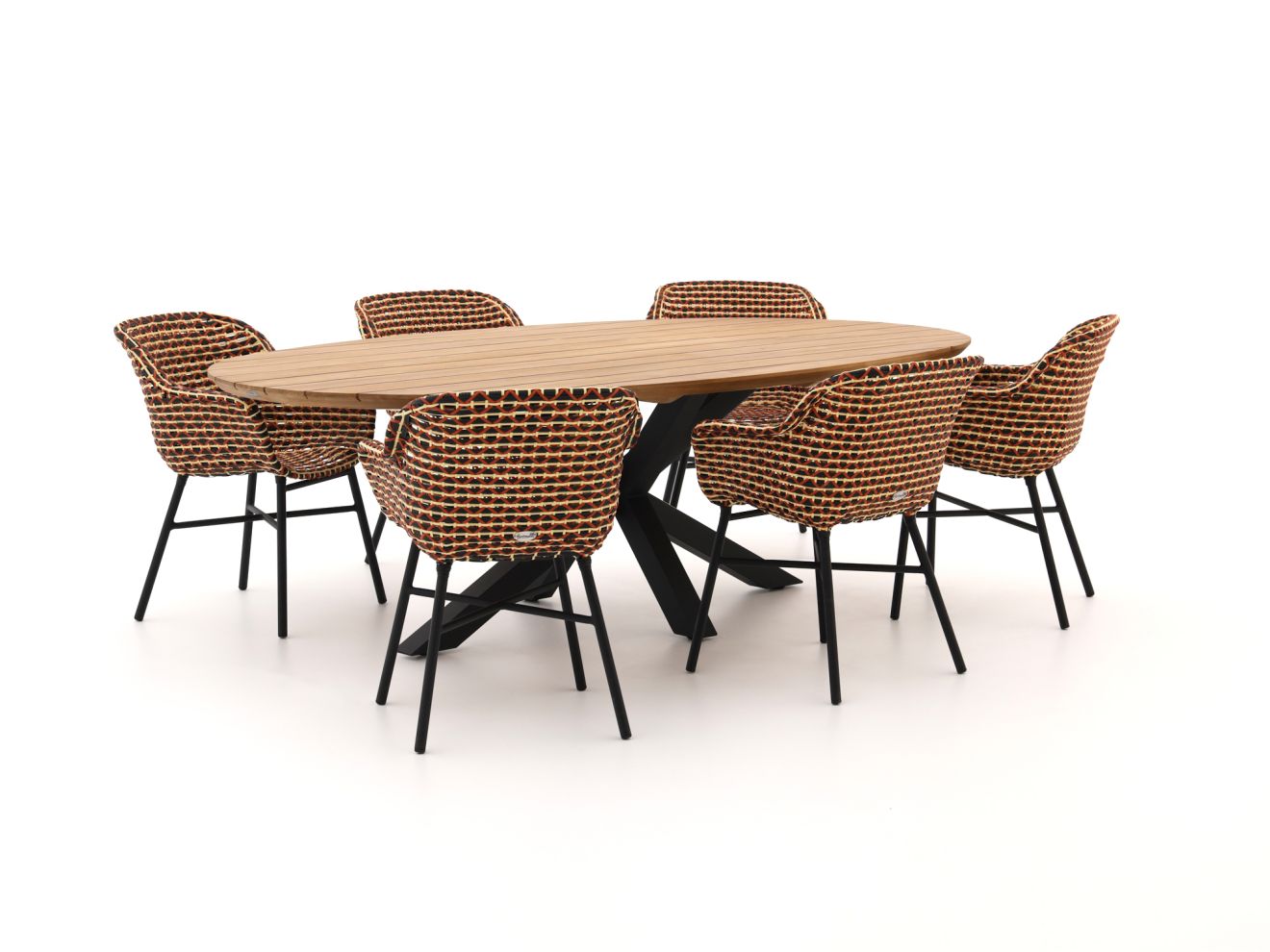 hartman delphine/stephanie 240cm dining tuinset 7 delig laagste prijsgarantie!