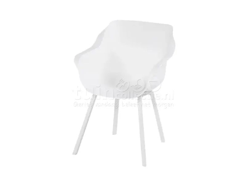 Hartman Dining Tuinstoel Sophie Element Wit 2 stuks