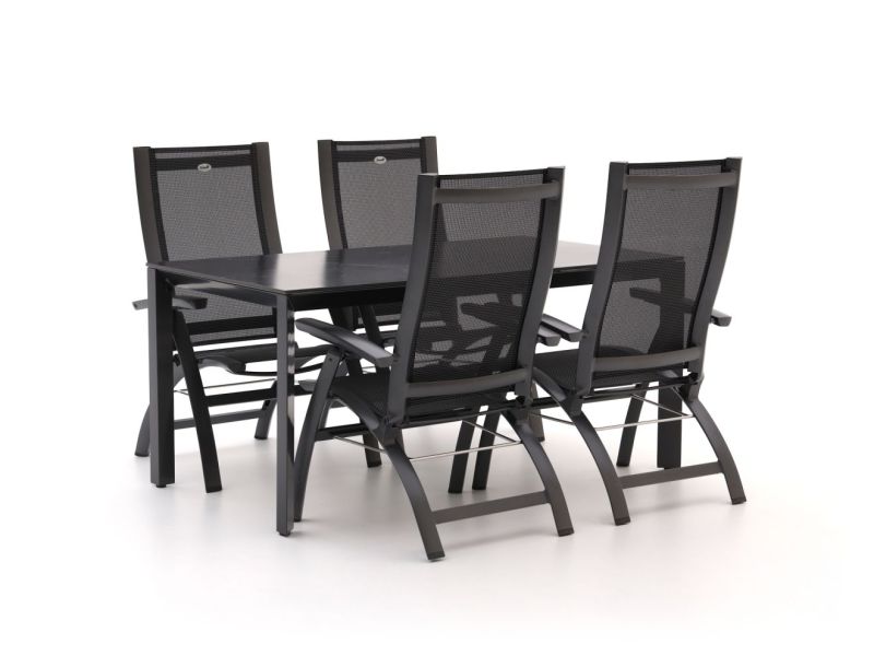 Hartman Primo/Sestino 160cm dining tuinset 5-delig verstelbaar - Laagste prijsgarantie!