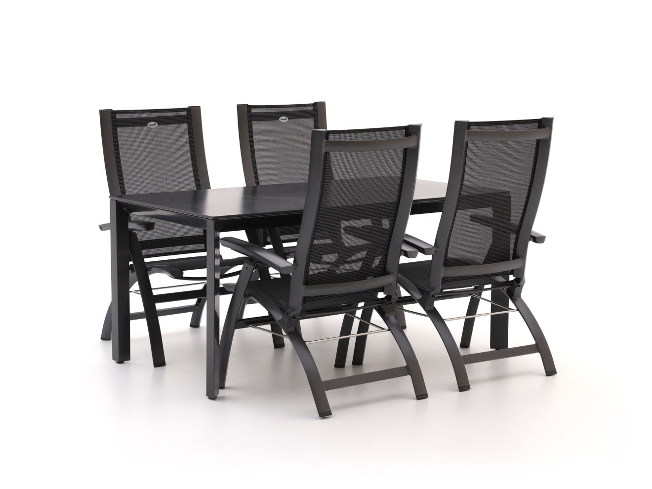 hartman primo/sestino 160cm dining tuinset 5 delig verstelbaar laagste prijsgarantie!