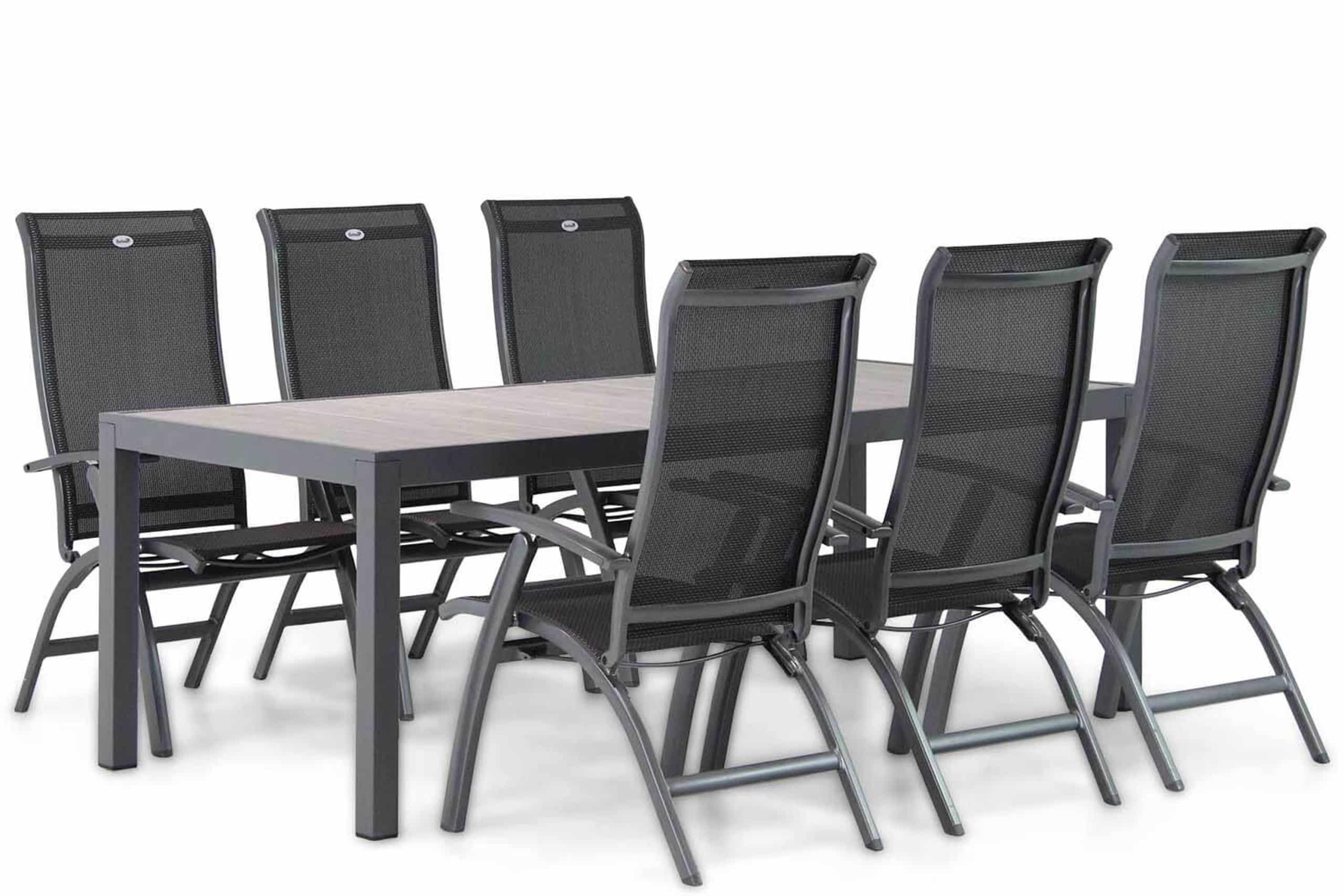 hartman summerland/residence 220 cm dining tuinset 7 delig