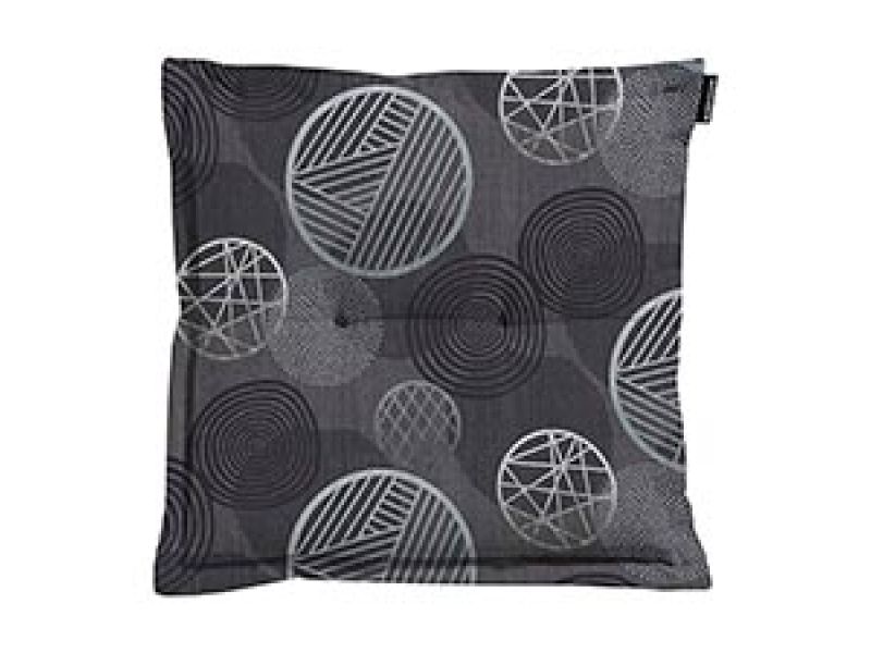 Hockerkussen 50x50cm Circle grey