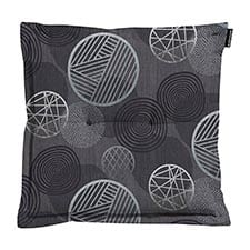 hockerkussen 50x50cm circle grey