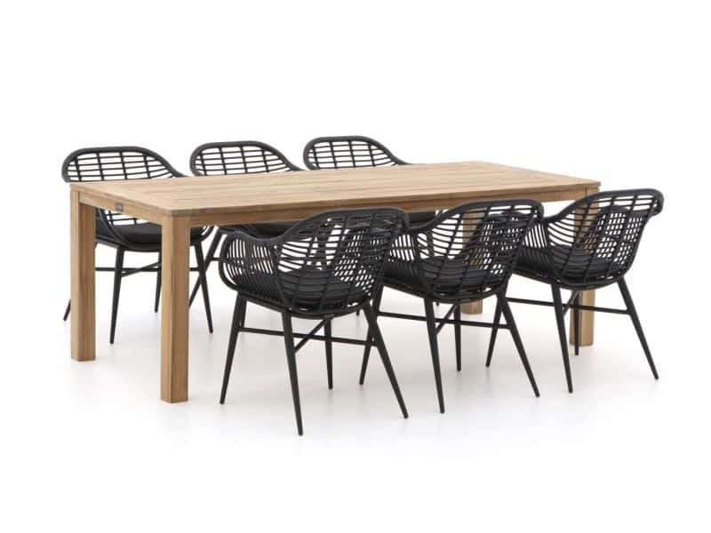 Intenso Azora/ROUGH-S 220cm dining tuinset 7-delig - Laagste prijsgarantie!