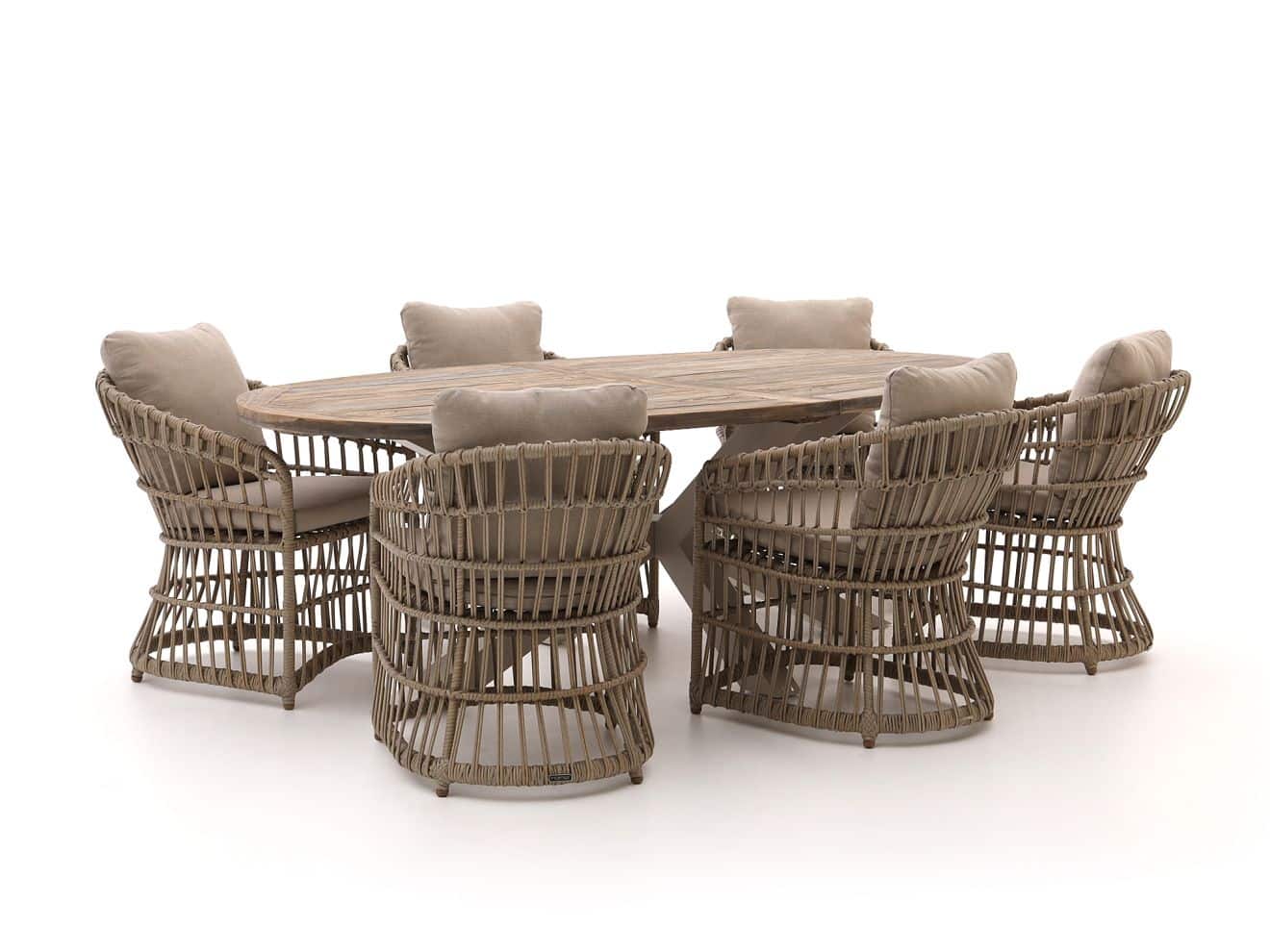 intenso cameri/rough y ellips 240cm dining tuinset 7 delig laagste prijsgarantie!