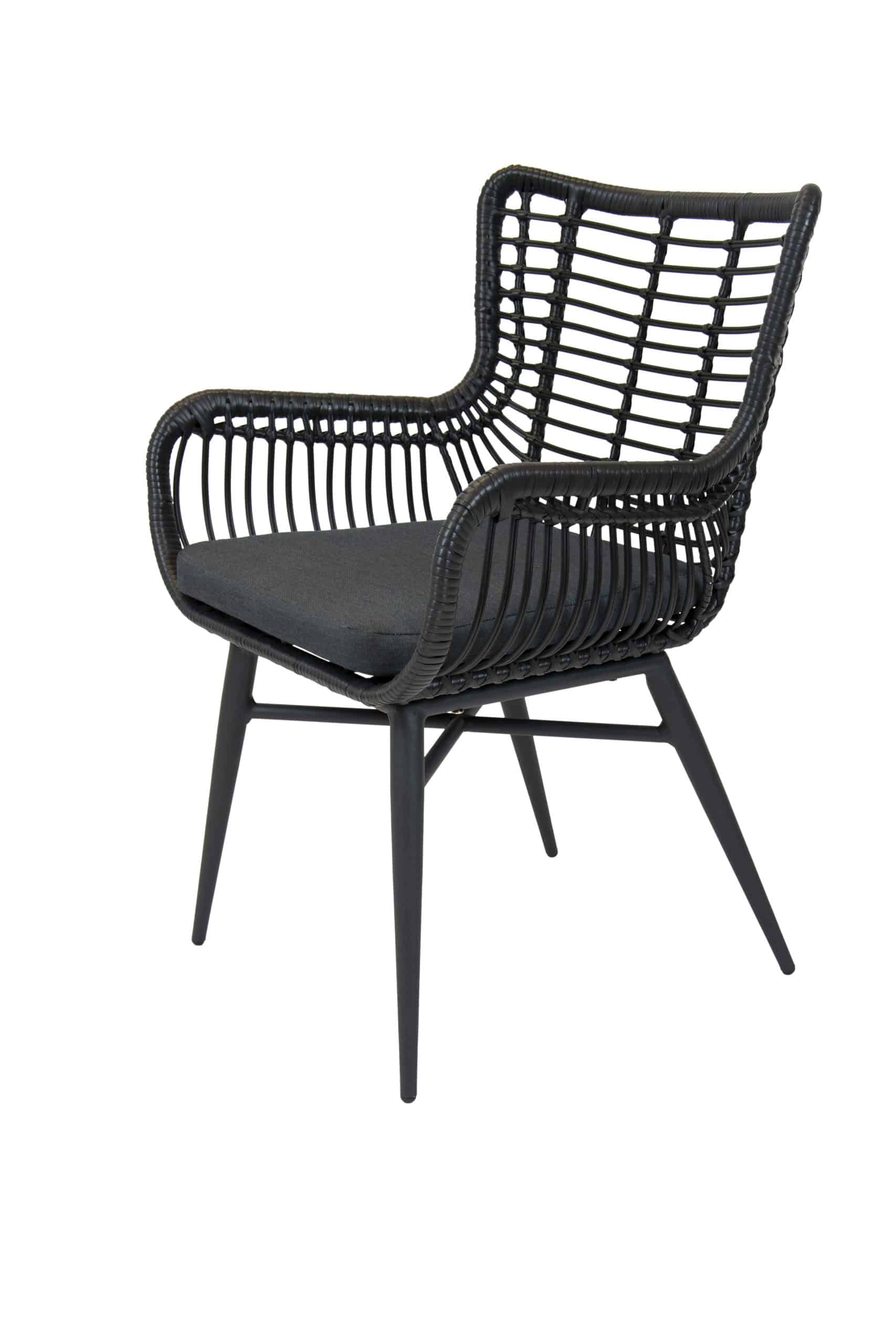 jasmine dining tuinstoel zwart