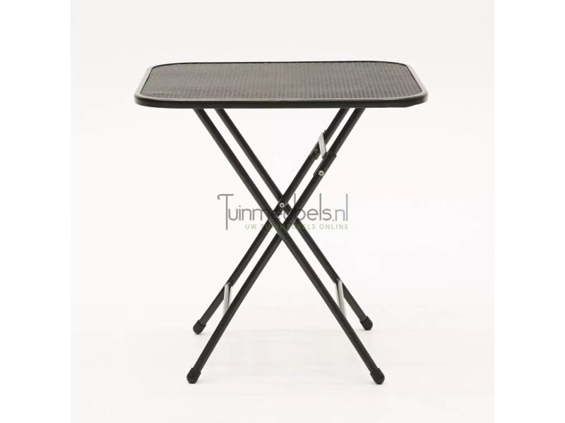 Klaptafel strekmetaal Grijs 80x80cm