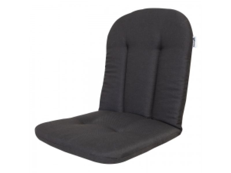 Kos/Calvia/Carlo kussen Ribera dark grey (waterafstotend)