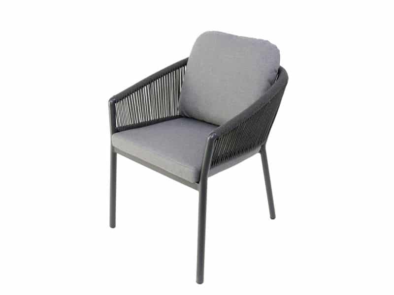 Lakeshore dining stoel midnight grey Oosterik Home - Oosterik home