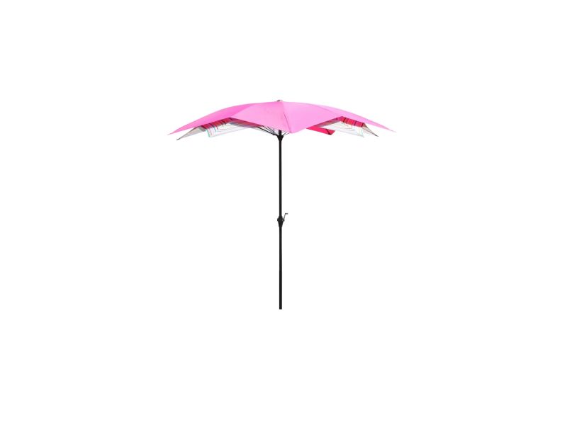 Leco Parasol Bloem Ø270cm Roze