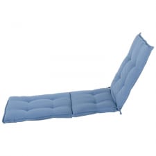 ligbedkussen 190x57cm casual steelblue