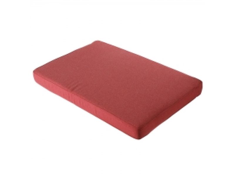 Loungekussen pallet premium 120x80cm carré Manchester red (waterafstotend)