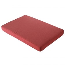 loungekussen pallet premium 120x80cm carré manchester red (waterafstotend)