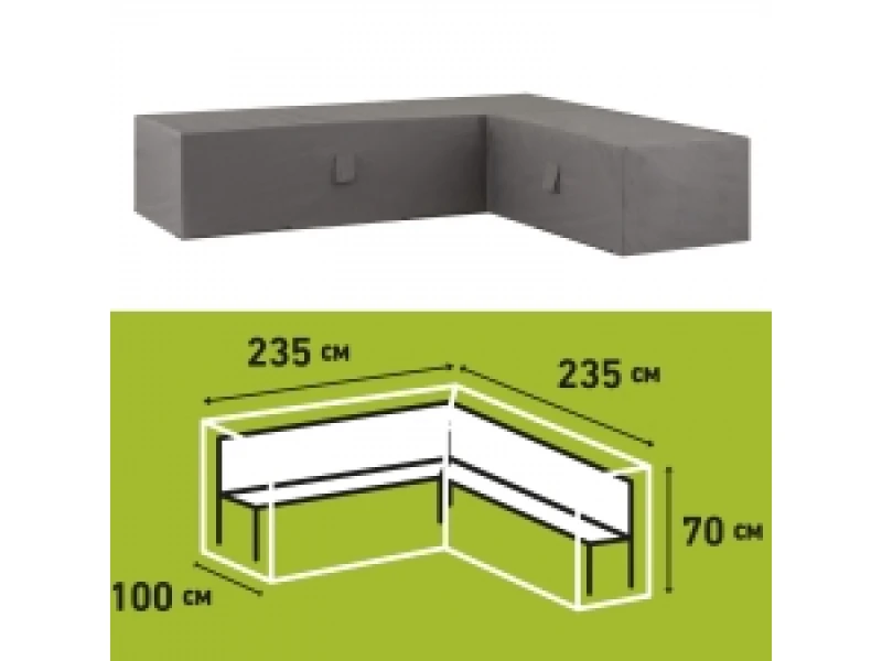 Loungesethoes 235x235xh70cm