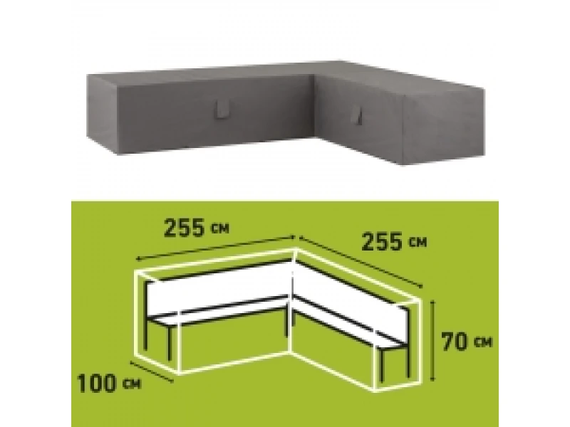 Loungesethoes 255x255x100xh70cm