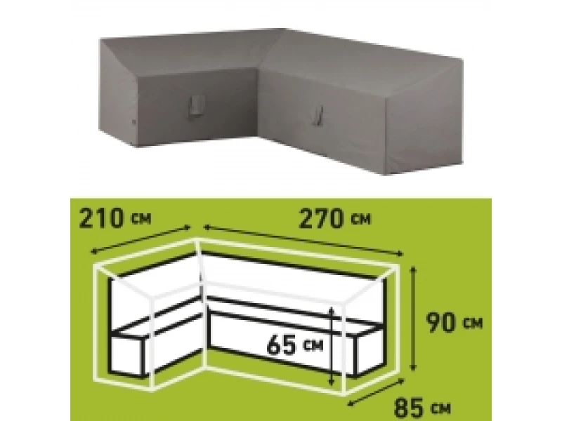 Loungesethoes 270x210x65/90cm links