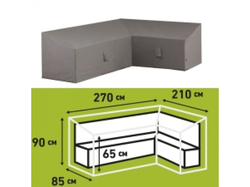 Loungesethoes 270x210x65/90cm rechts