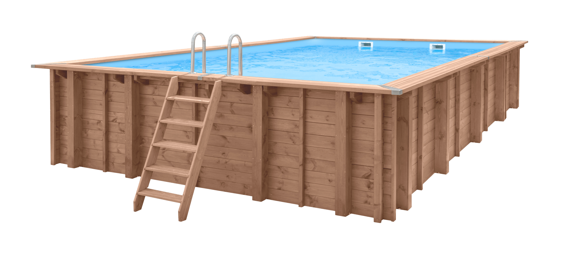 luxe houten zwembad playa forti 834x492x138 cm hout tuindeco