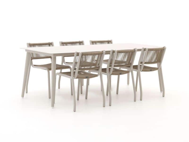 Manifesto Misurina/Sora 220cm dining tuinset 7-delig - Laagste prijsgarantie!