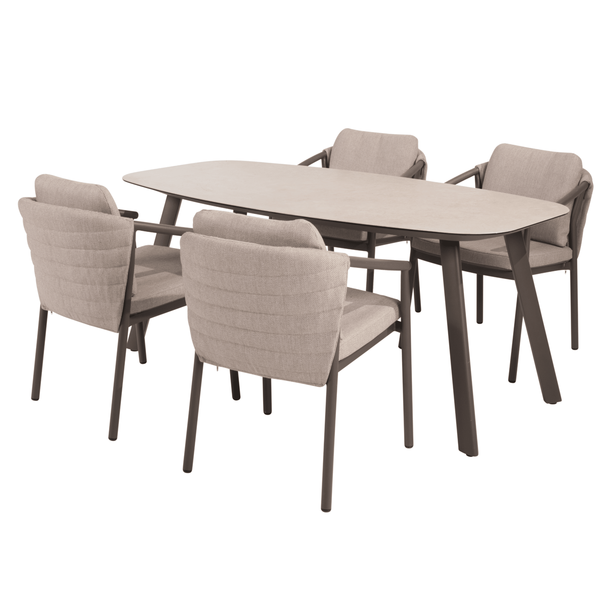 manolo barolo dining tuinset 180x95xh75 cm 5 delig keramiek terre taste 4so