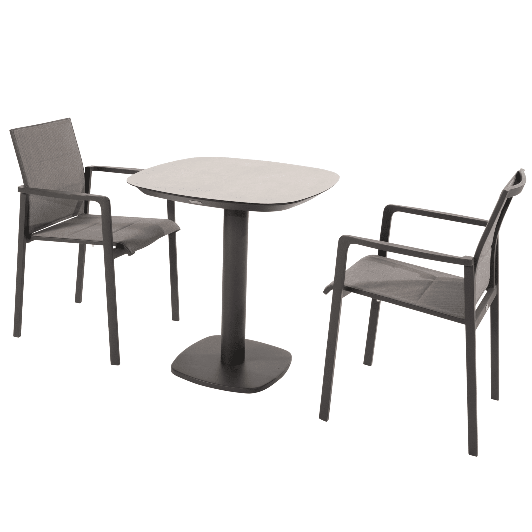 manolo cortina bistro dining tuinset 3 delig keramiek antraciet taste 4so