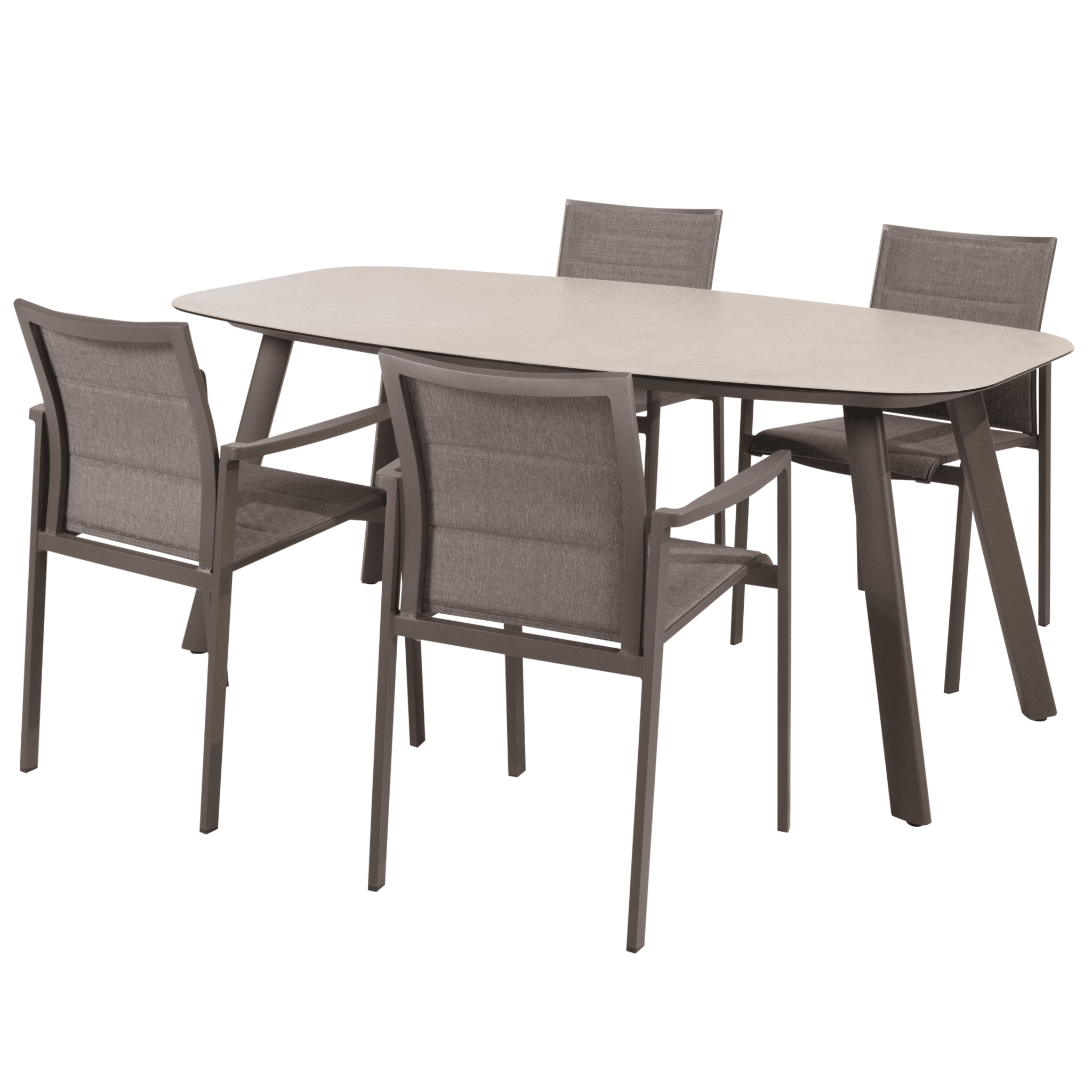 manolo cortina dining tuinset 180x95xh75 cm 5 delig keramiek terre taste 4so