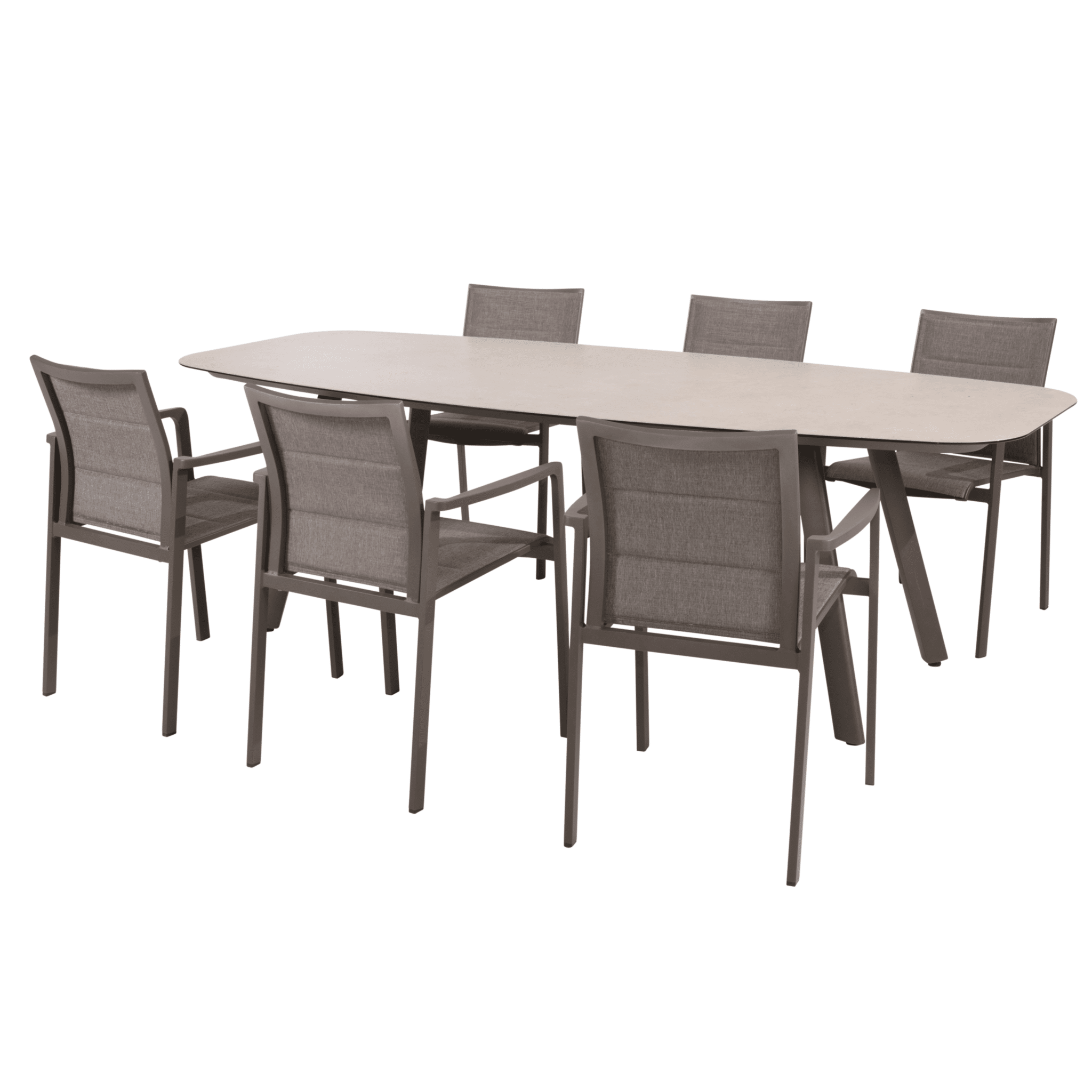 manolo cortina dining tuinset 240x103xh75 cm 7 delig keramiek terre taste 4so