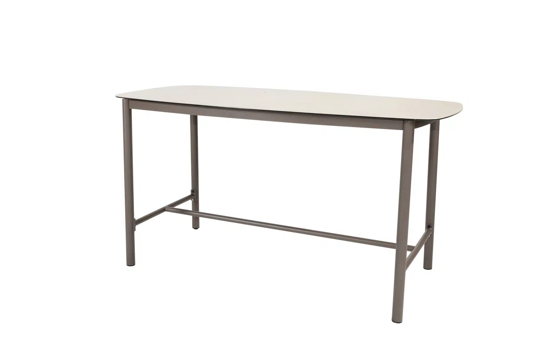 manolo high dining tafel terre met printed keramiek top 180 x 90 cm
