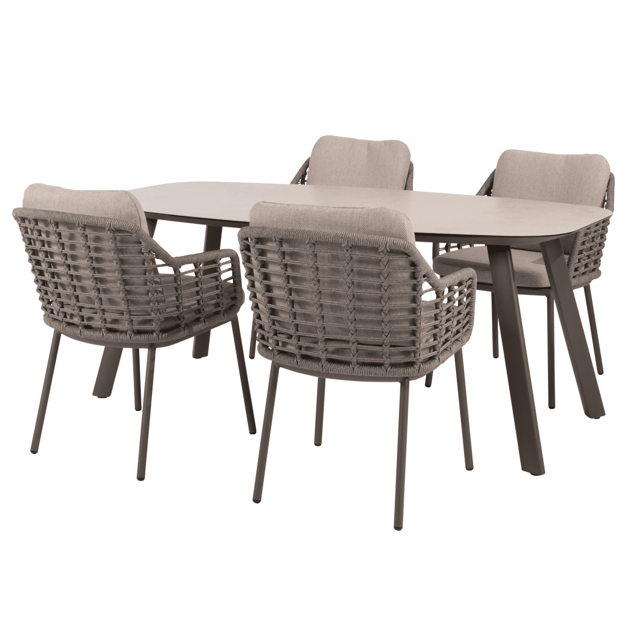manolo puglia dining tuinset 180x95xh75 cm 5 delig keramiek terre taste 4so