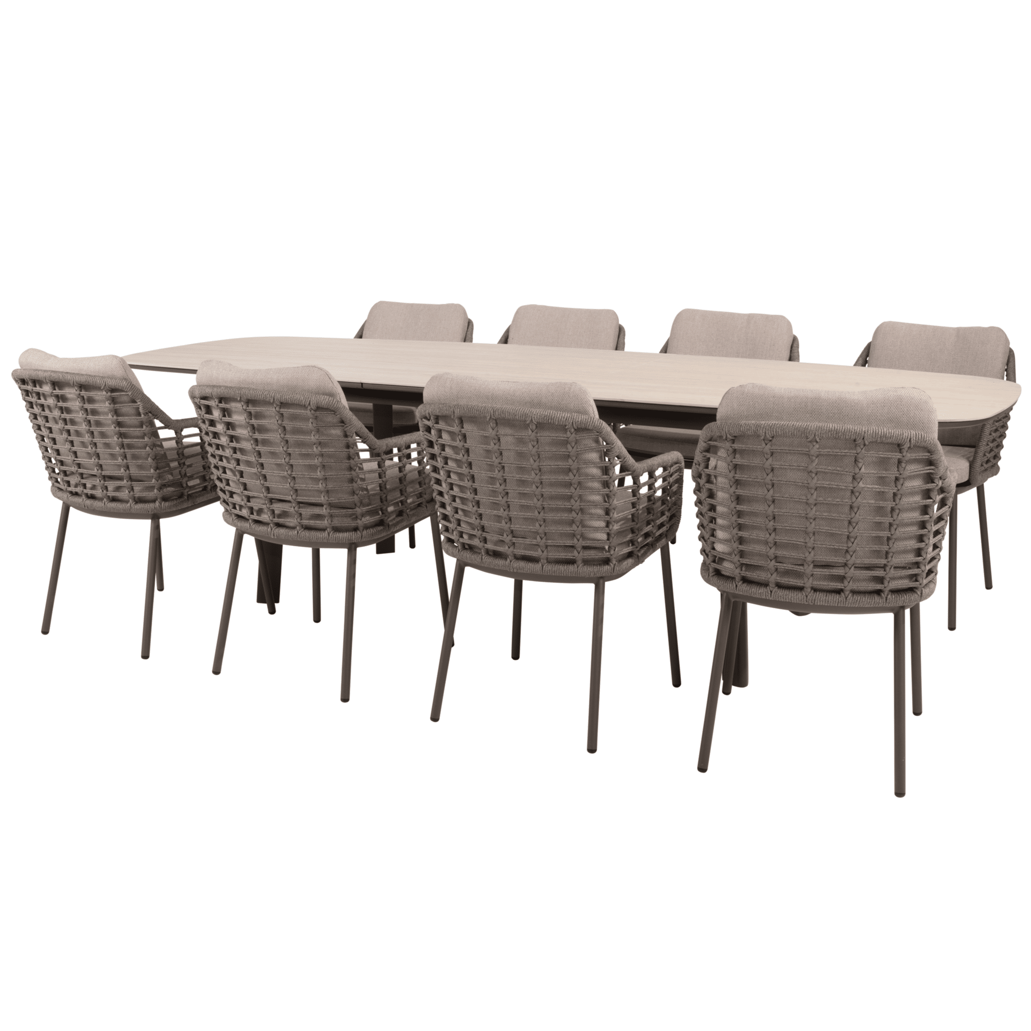 manolo puglia dining tuinset 230 290x100xh75 cm 9 delig uitschuifbaar keramiek terre taste 4so