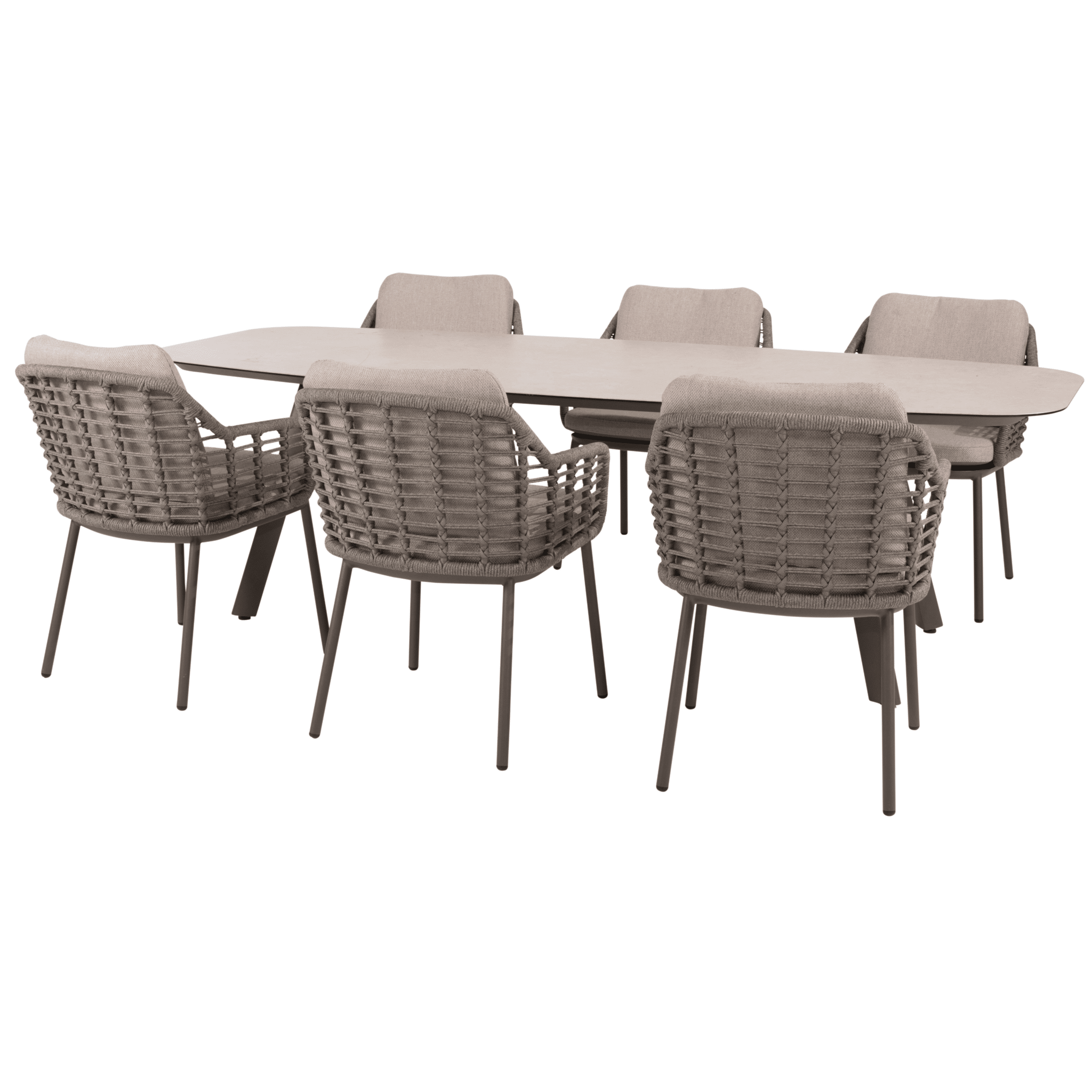 manolo puglia dining tuinset 240x103xh75 cm 7 delig keramiek terre taste 4so