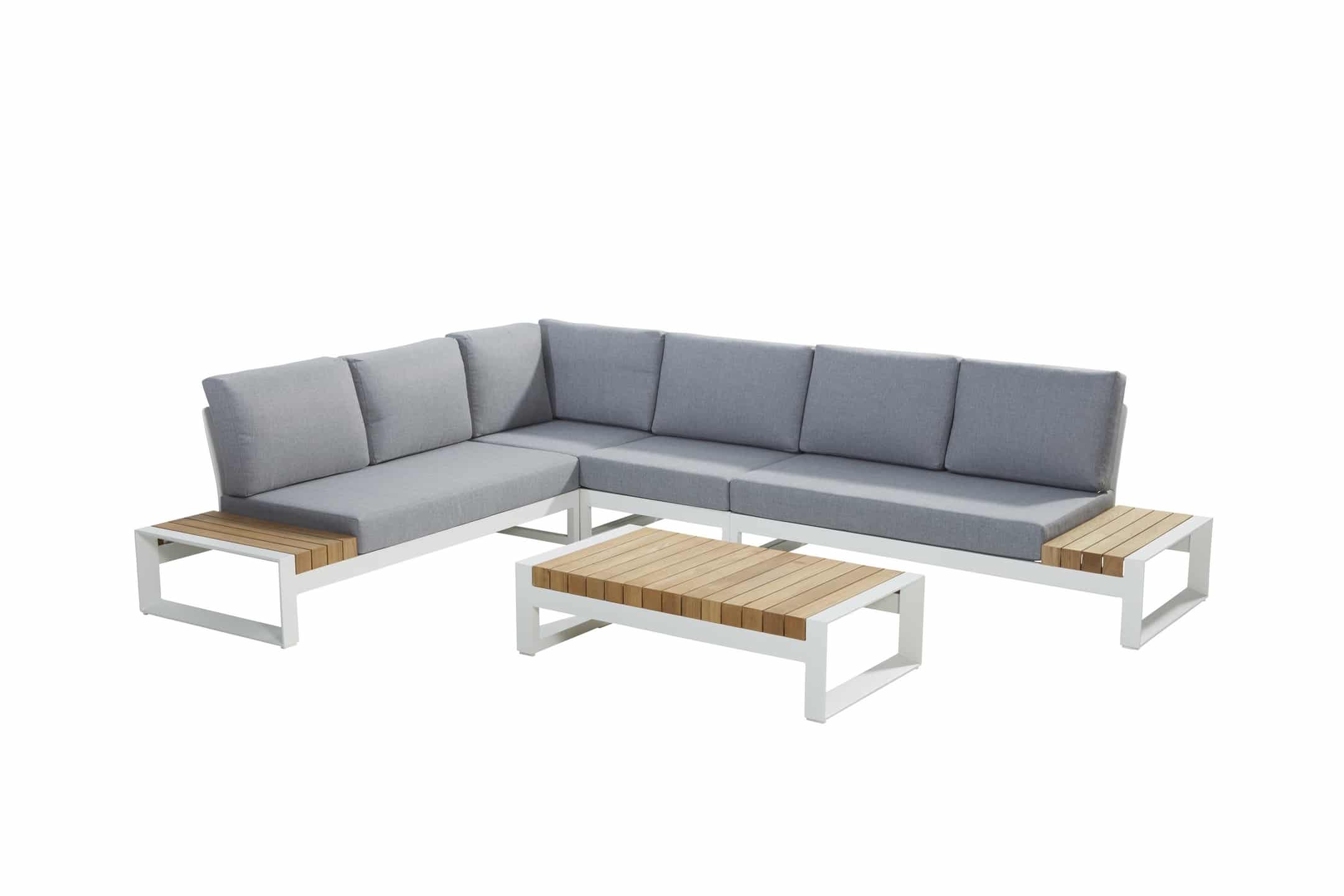 matisse hoekset white 5 delig compleet