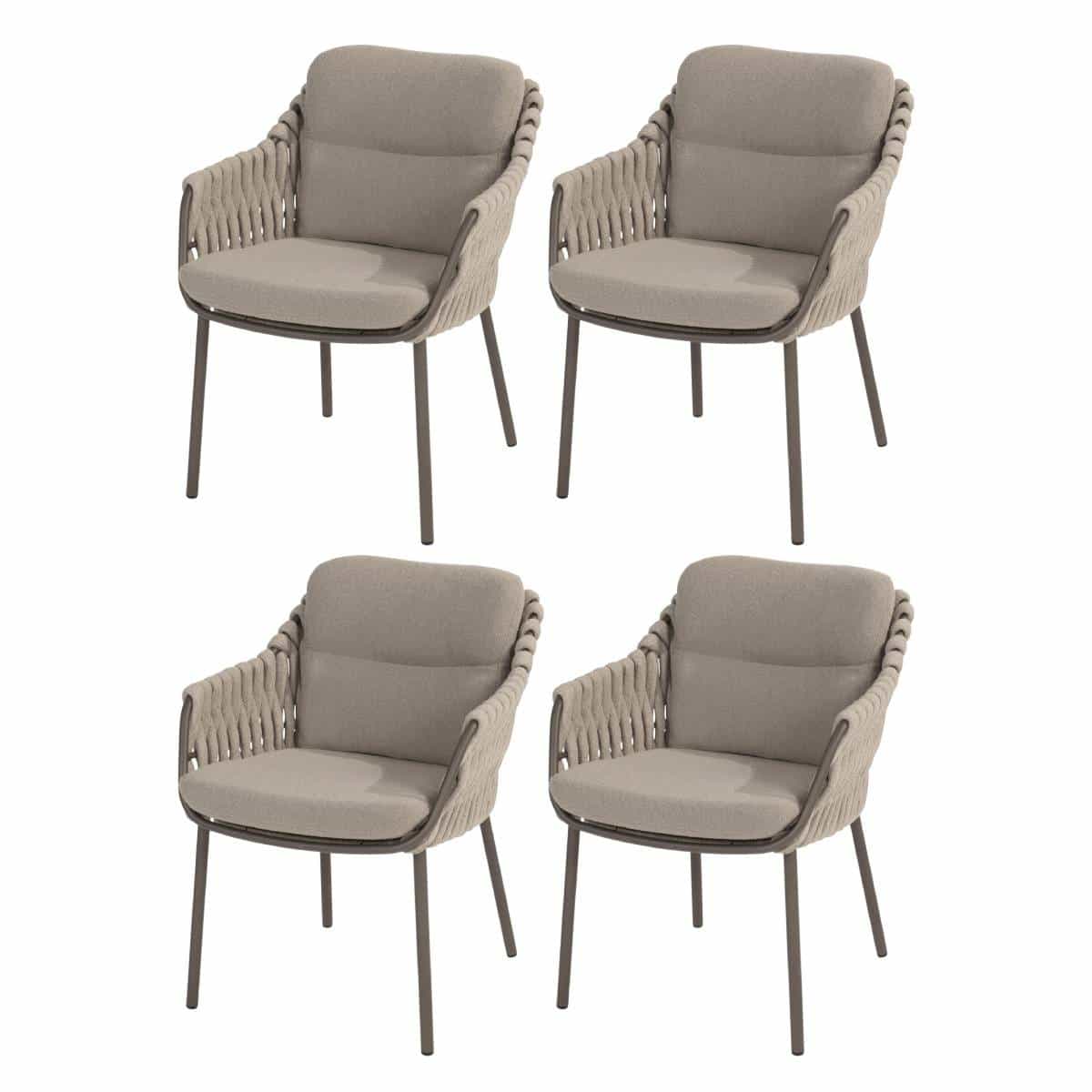 montera dining tuinstoel terre 4 seasons outdoor set van 4