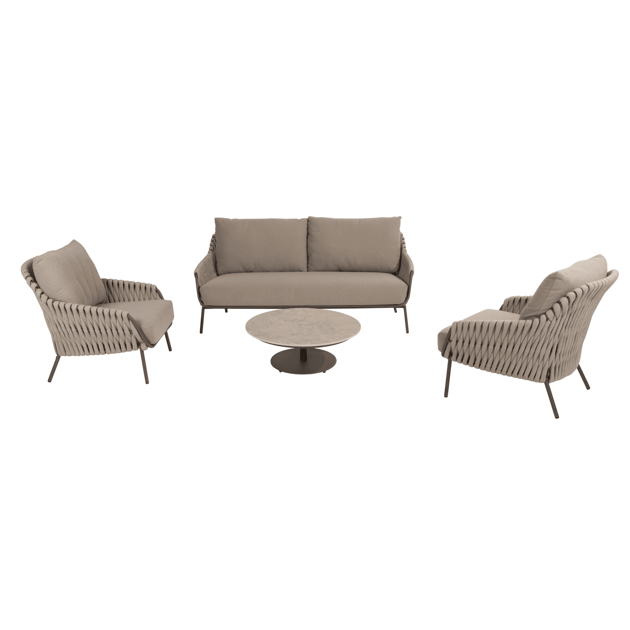 montera stoel bank loungeset 4 delig keramiek rope terre 4 seasons outdoor