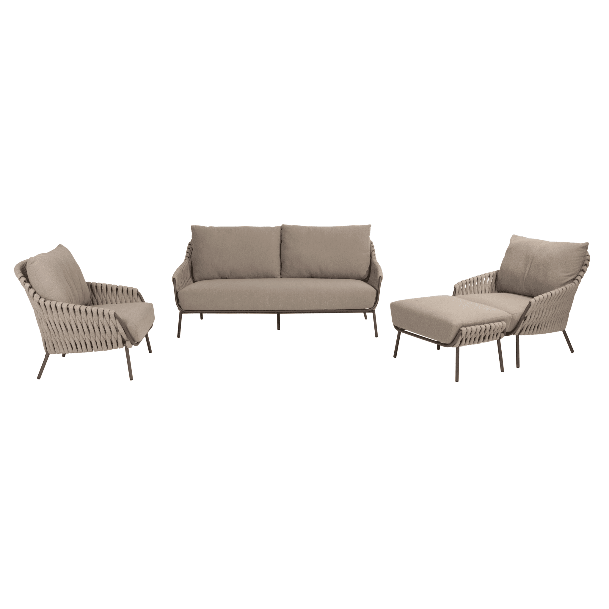 montera stoel bank loungeset 4 delig rope terre 4 seasons outdoor