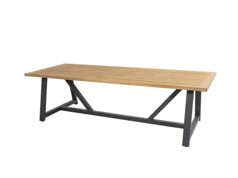 Noah Diningtafel Teak Antracite 260 x 100 cm Taste - 4so
